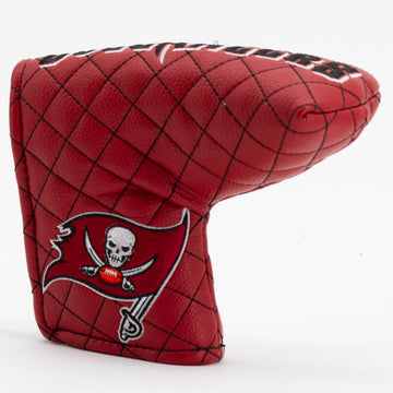 Tampa Bay Buccaneers Solid Quilted Blade Putter Cover