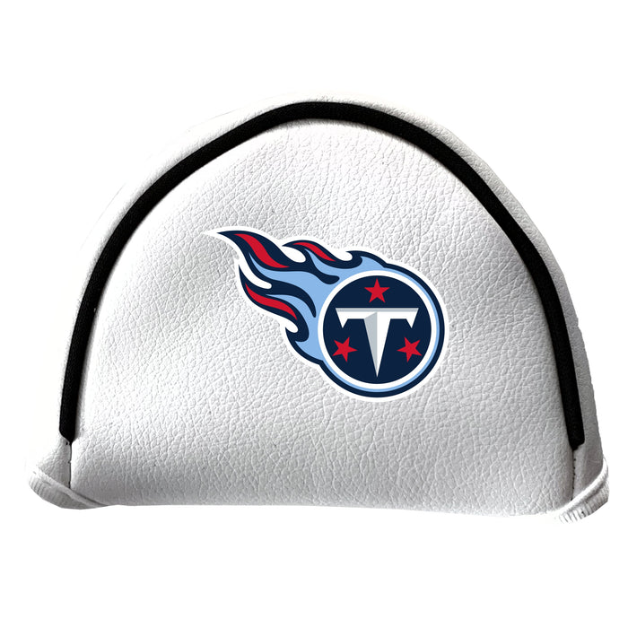 Tennessee Titans Vintage White Printed Mallet Putter Headcover