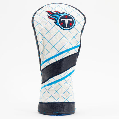 Tennessee Titans Striped Fairway quilted headcover, front view
