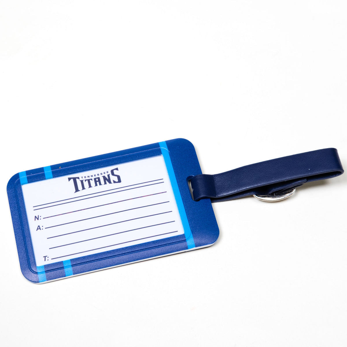 Tennessee Titans plastic golf bag tag by Team Golf, product photo 2