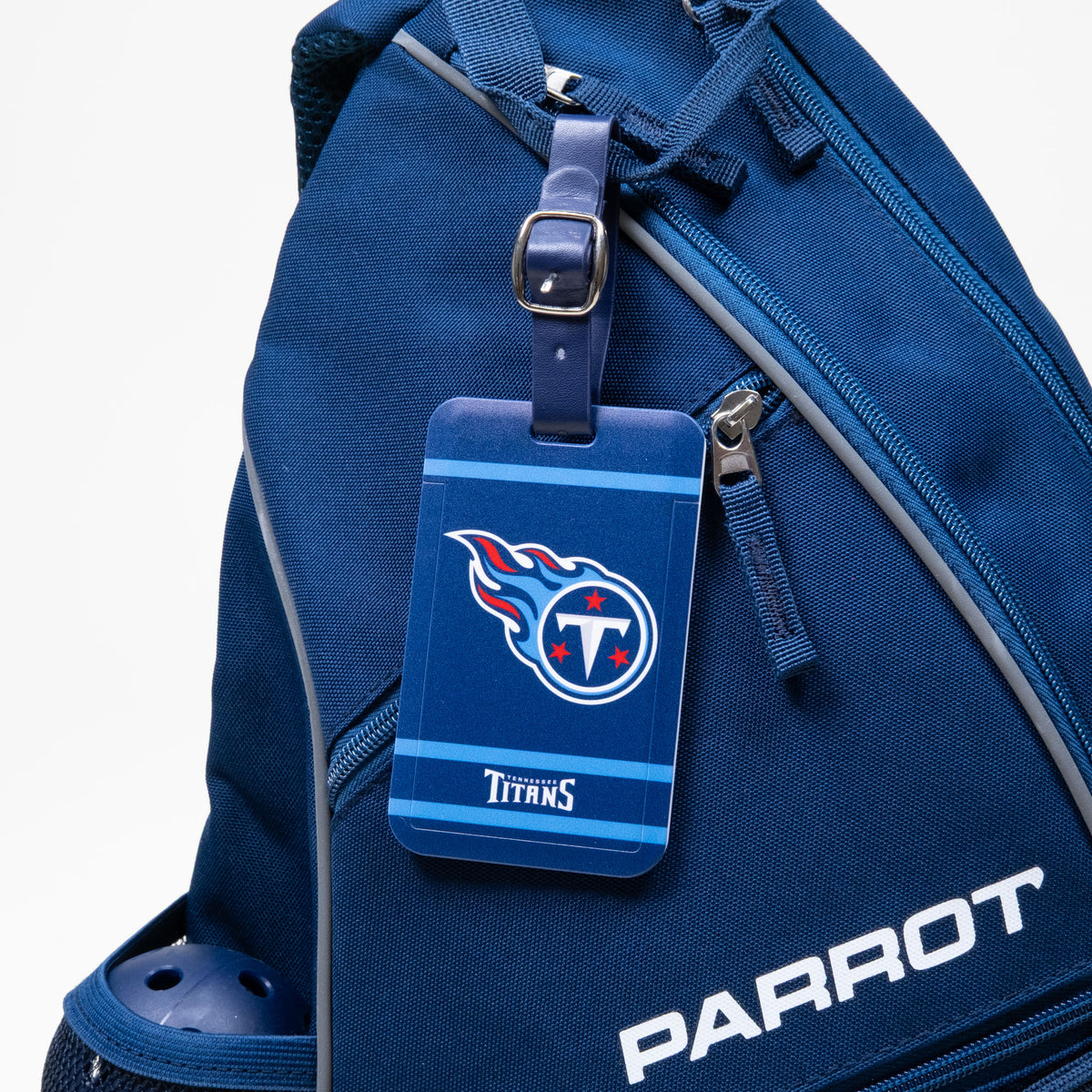 Tennessee Titans plastic golf bag tag by Team Golf, product photo 3