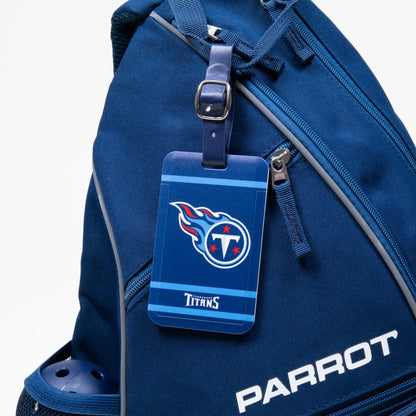Tennessee Titans plastic golf bag tag by Team Golf, product photo 3