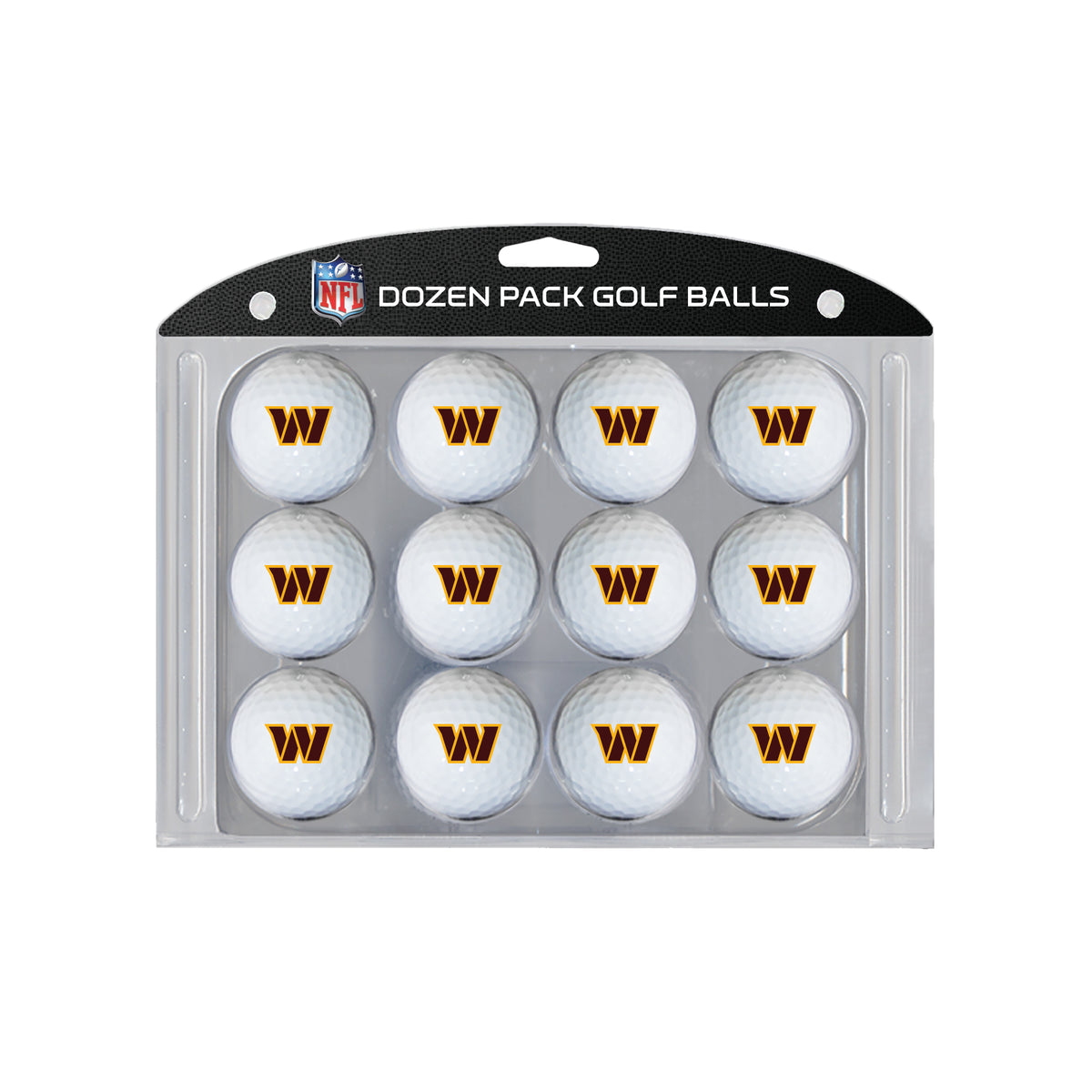 Washington Commanders logo golf balls, 12 pack