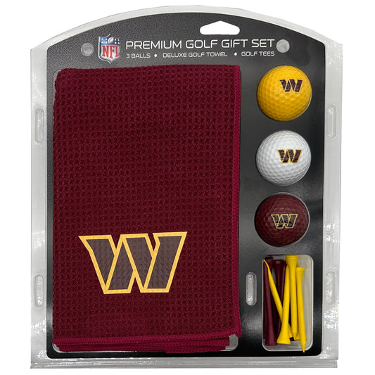 Washington Commanders Microfiber Towel Golf Gift Set - Club Rehab