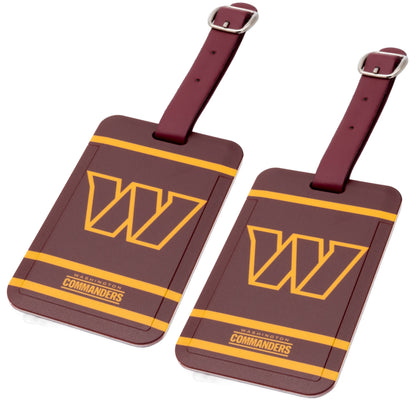 Washington Commanders plastic golf bag tag by Team Golf, product photo 4