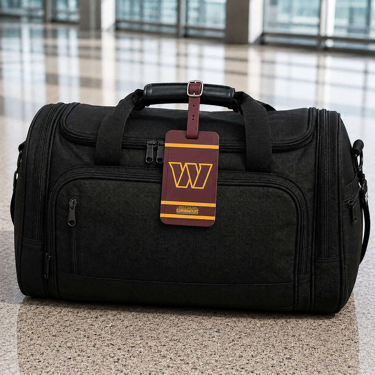 Washington Commanders plastic golf bag tag by Team Golf, product photo 5