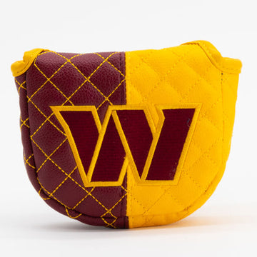 Washington Commanders Split Quilted Mallet Putter Cover