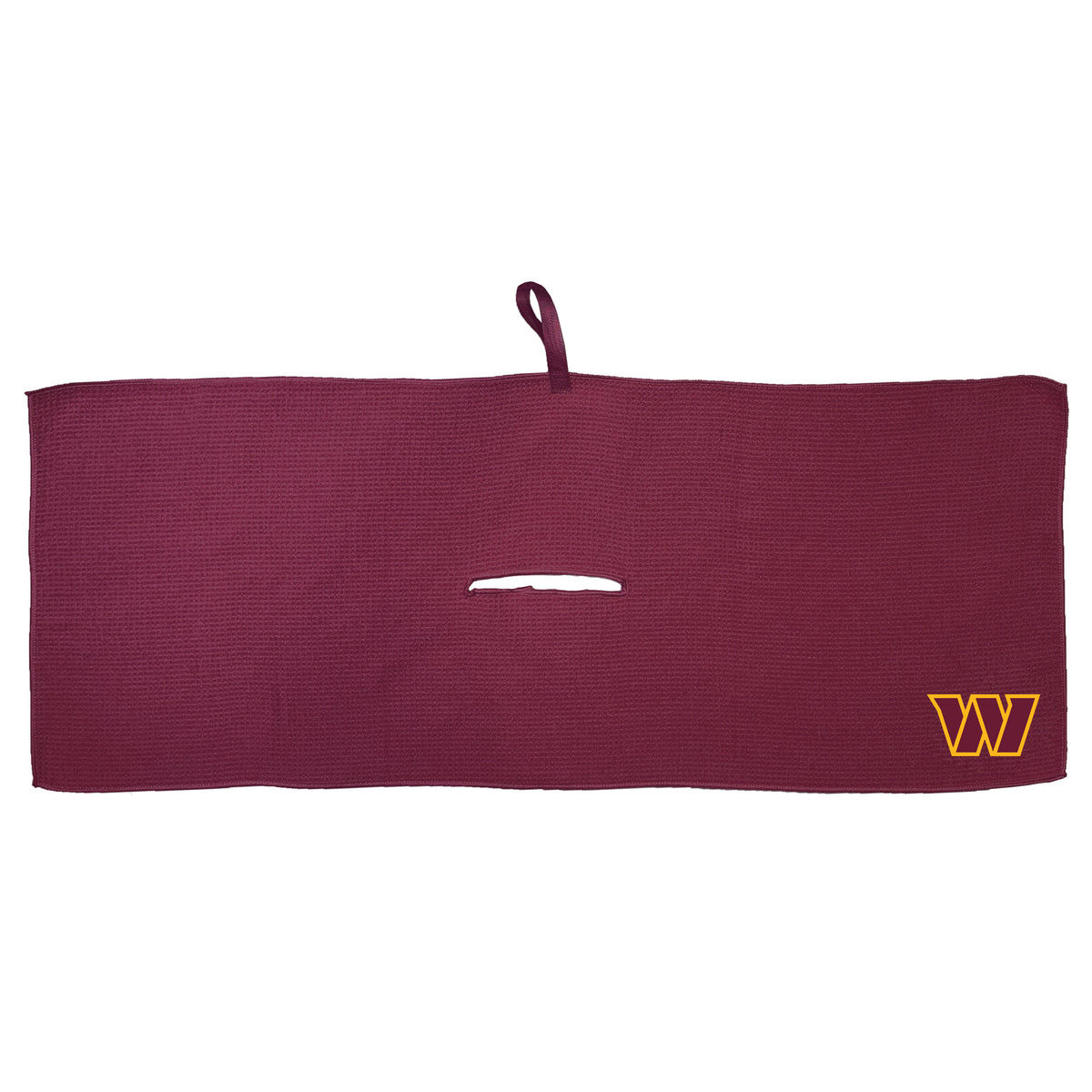 Washington Commanders 16 x 40 microfiber golf towel with team logo