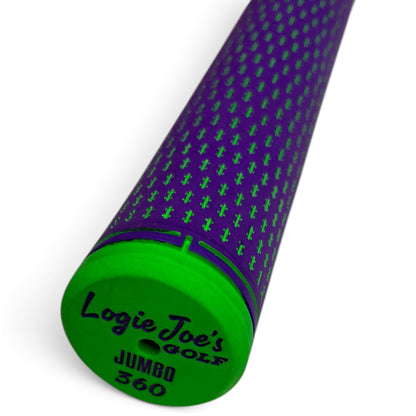 360 Golf Grips | 3 Pack Purple/Green | Standard, Mid, Jumbo | High-Traction Rubber Grip - Standard - Club Rehab