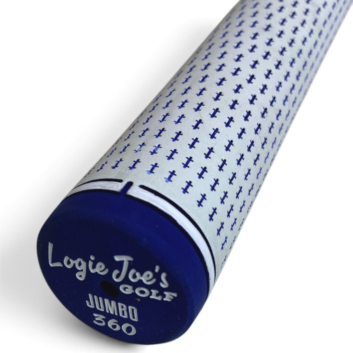 360 Golf Grips | 3 Pack White/Blue | Standard, Mid, Jumbo | High-Traction Rubber Grip - Standard - Club Rehab