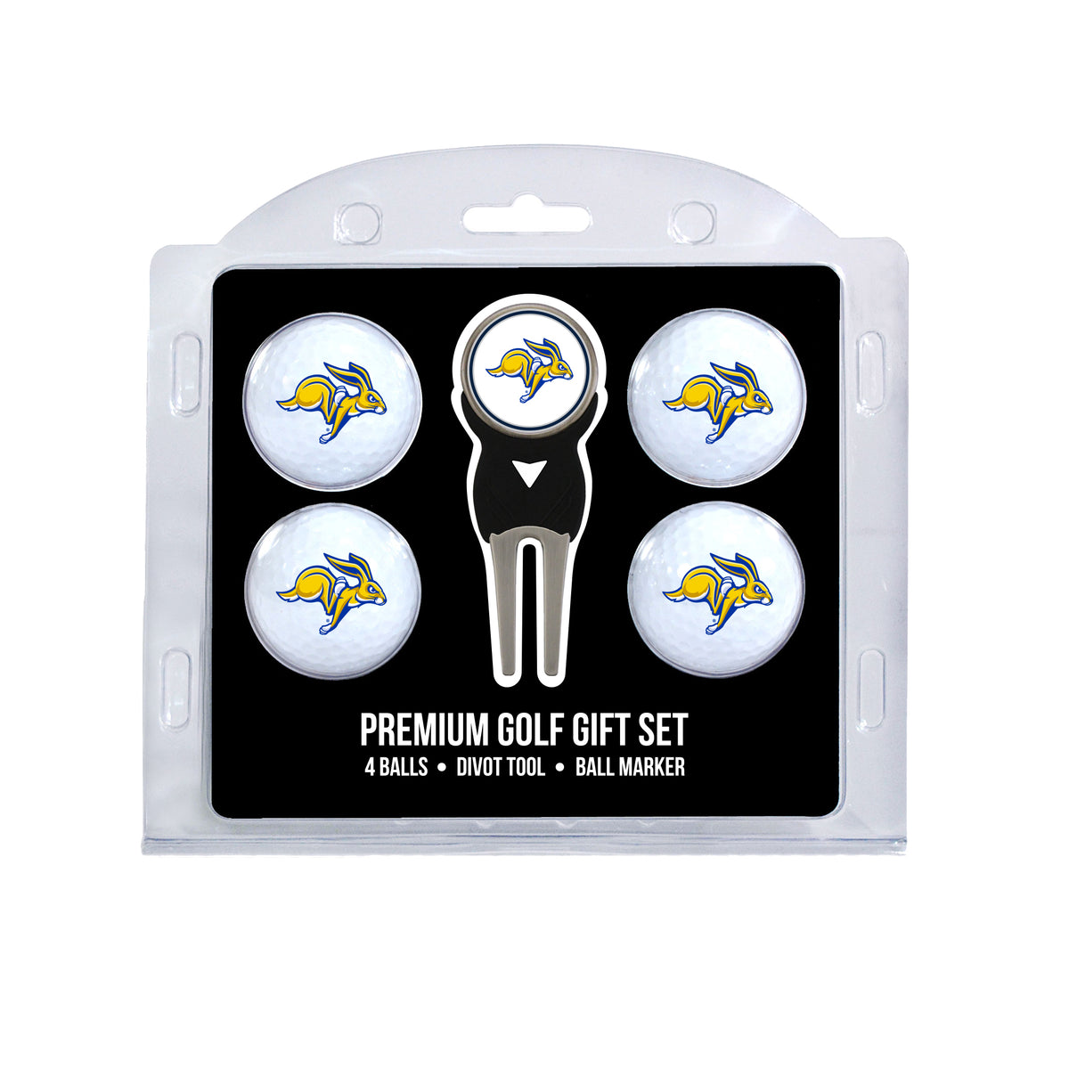 South Dakota State Jackrabbits 4-Ball Golf Gift Set