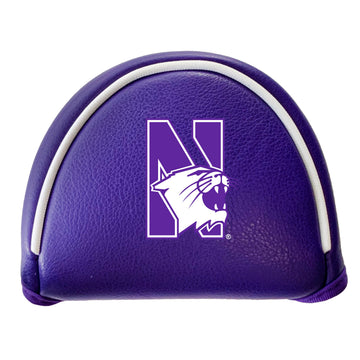 Northwestern Wildcats Vintage-Putter-Headcover mit farbigem Aufdruck (Mallet-Form)