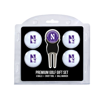 Northwestern Wildcats 4-Ball-Golf-Geschenkset