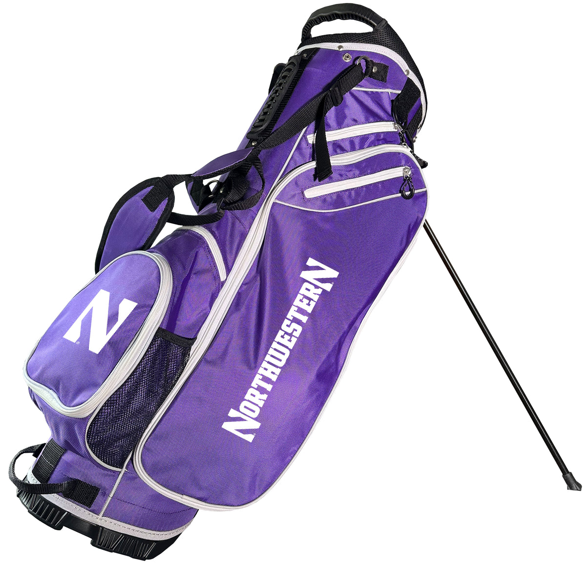 Northwestern Wildcats Birdie stand golf bag, Purple color