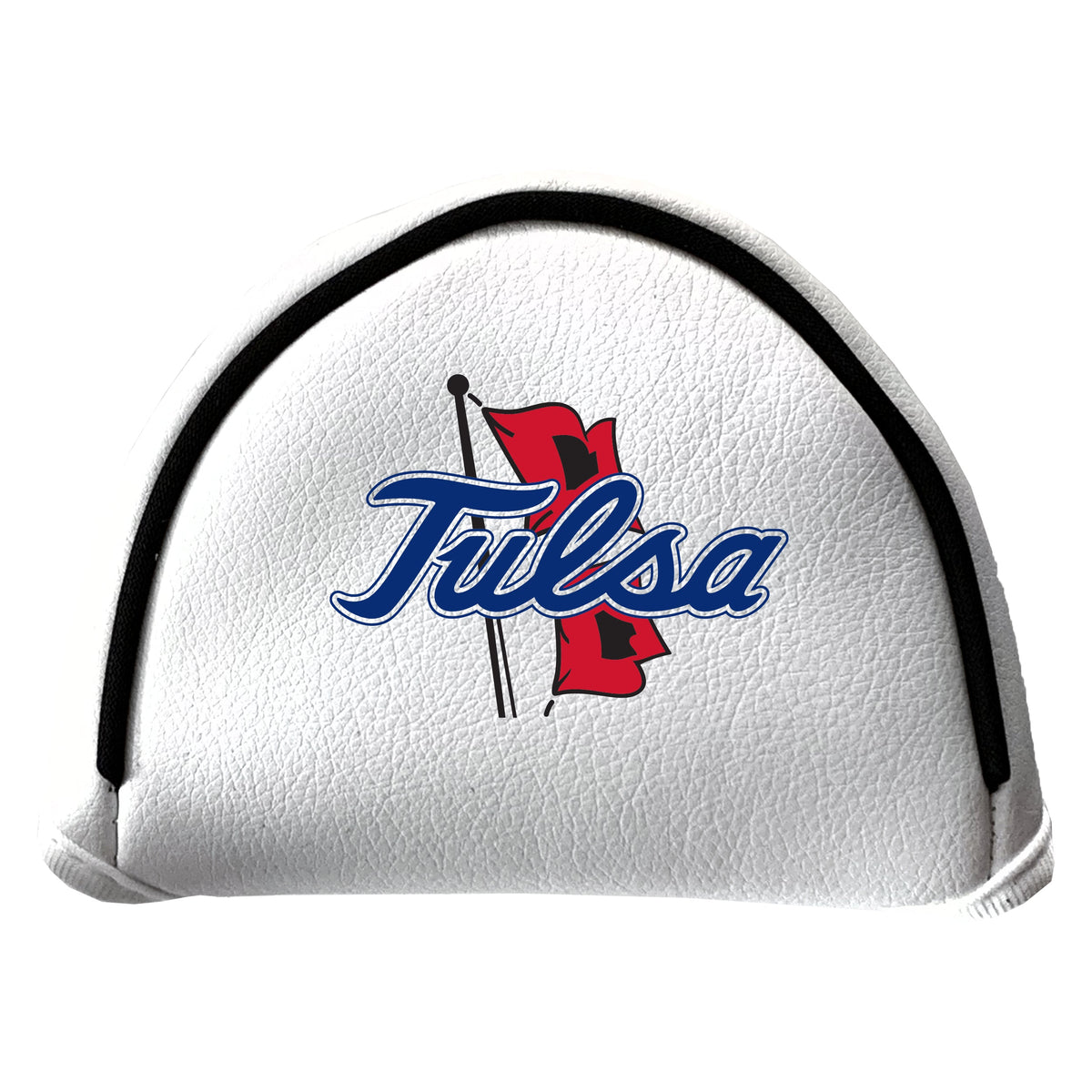 Tulsa Golden Hurricane Vintage White Printed Mallet Putter Headcover
