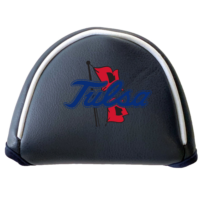 Tulsa Golden Hurricane Vintage Color Printed Mallet Putter Headcover