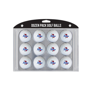 Tulsa Golden Hurricane Golf Balls - 12 Pack