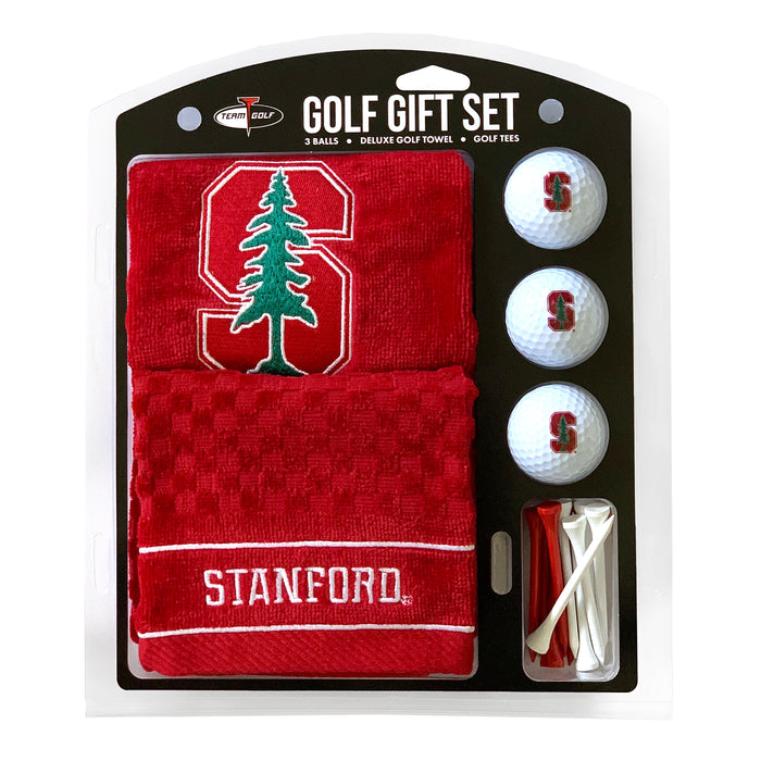 Stanford Cardinal Embroidered Towel Golf Gift Set