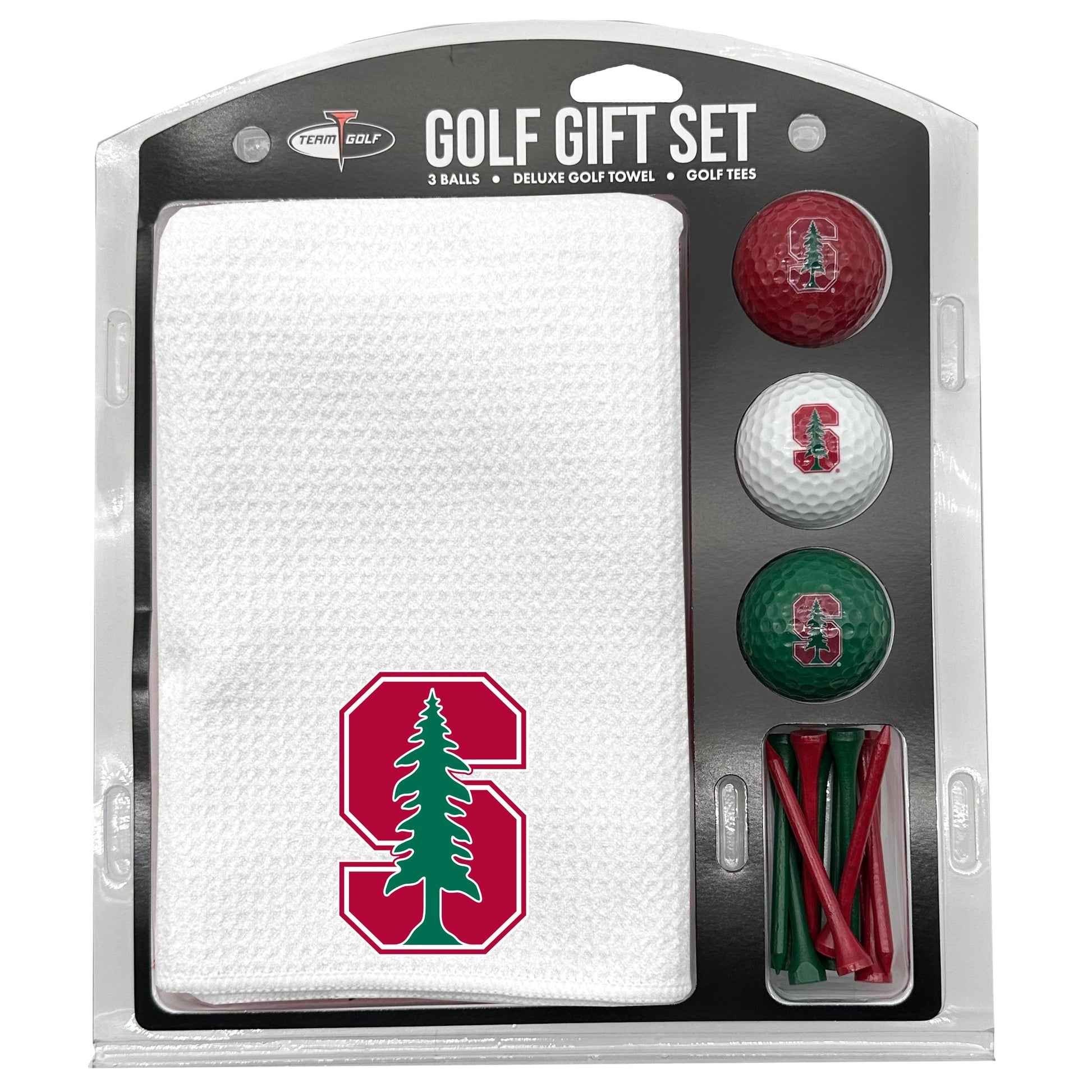 Stanford White Microfiber Towel Golf Gift Set - Club Rehab