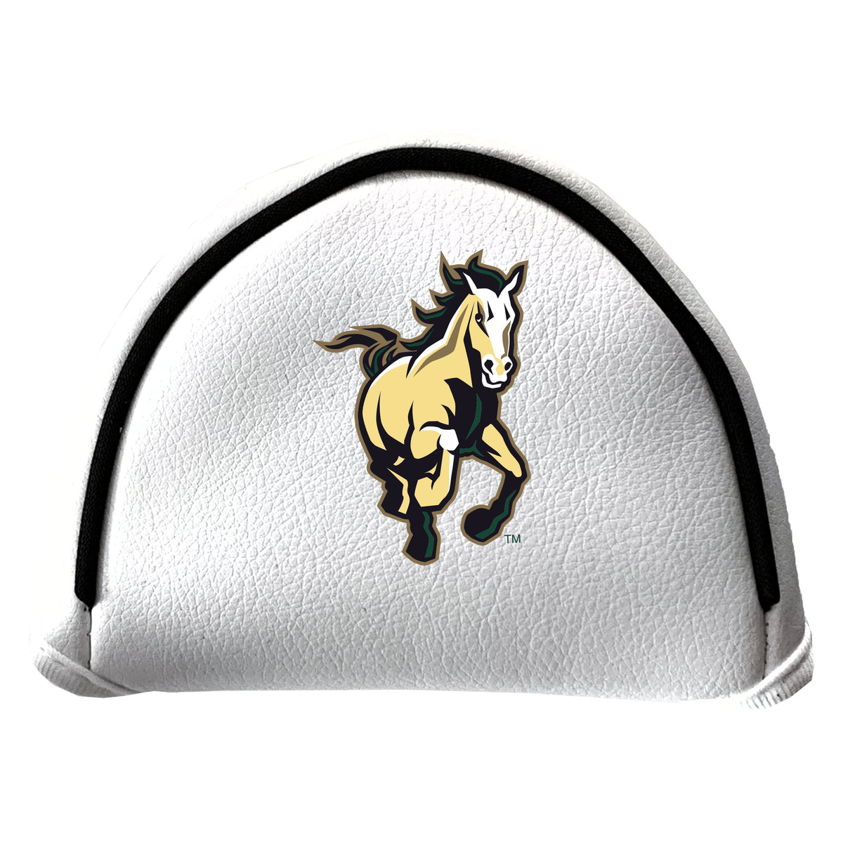 Cal Poly Mustangs Vintage White Printed Mallet Putter Headcover