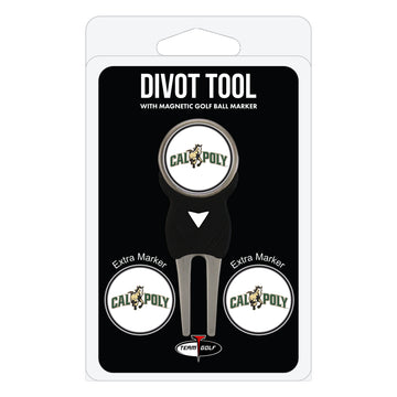 Cal Poly Mustangs Pitchgabel + 3 Ballmarker