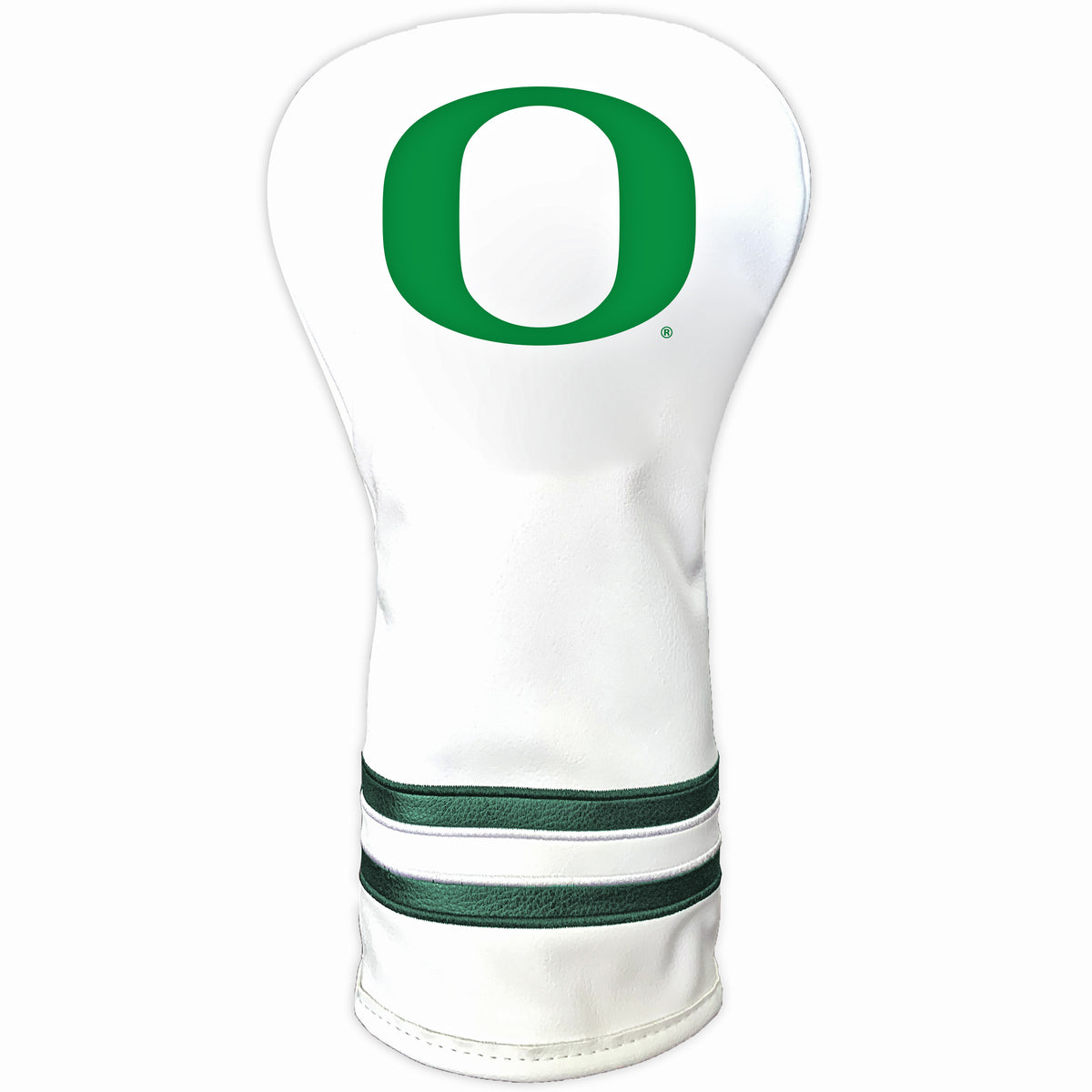 Oregon Ducks vintage driver white printed golf headcover