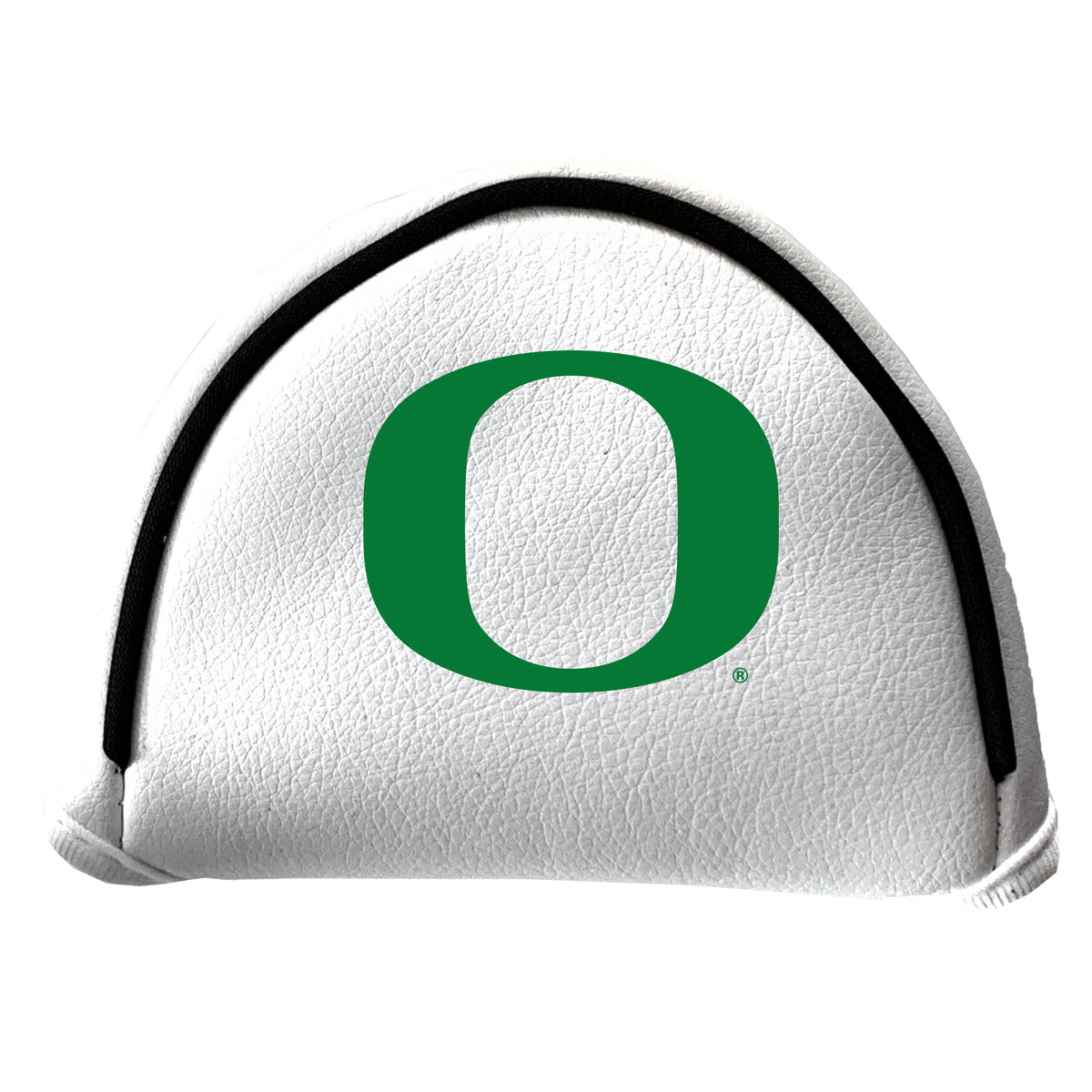 Oregon Ducks vintage mallet putter white printed golf headcover