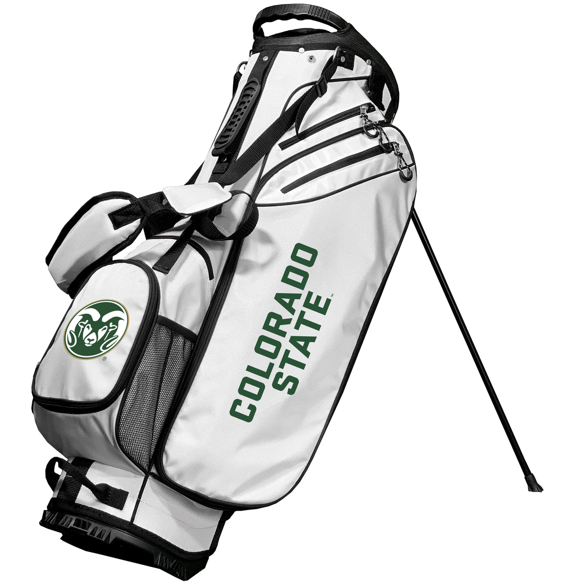 Colorado State Rams Birdie stand golf bag, White color