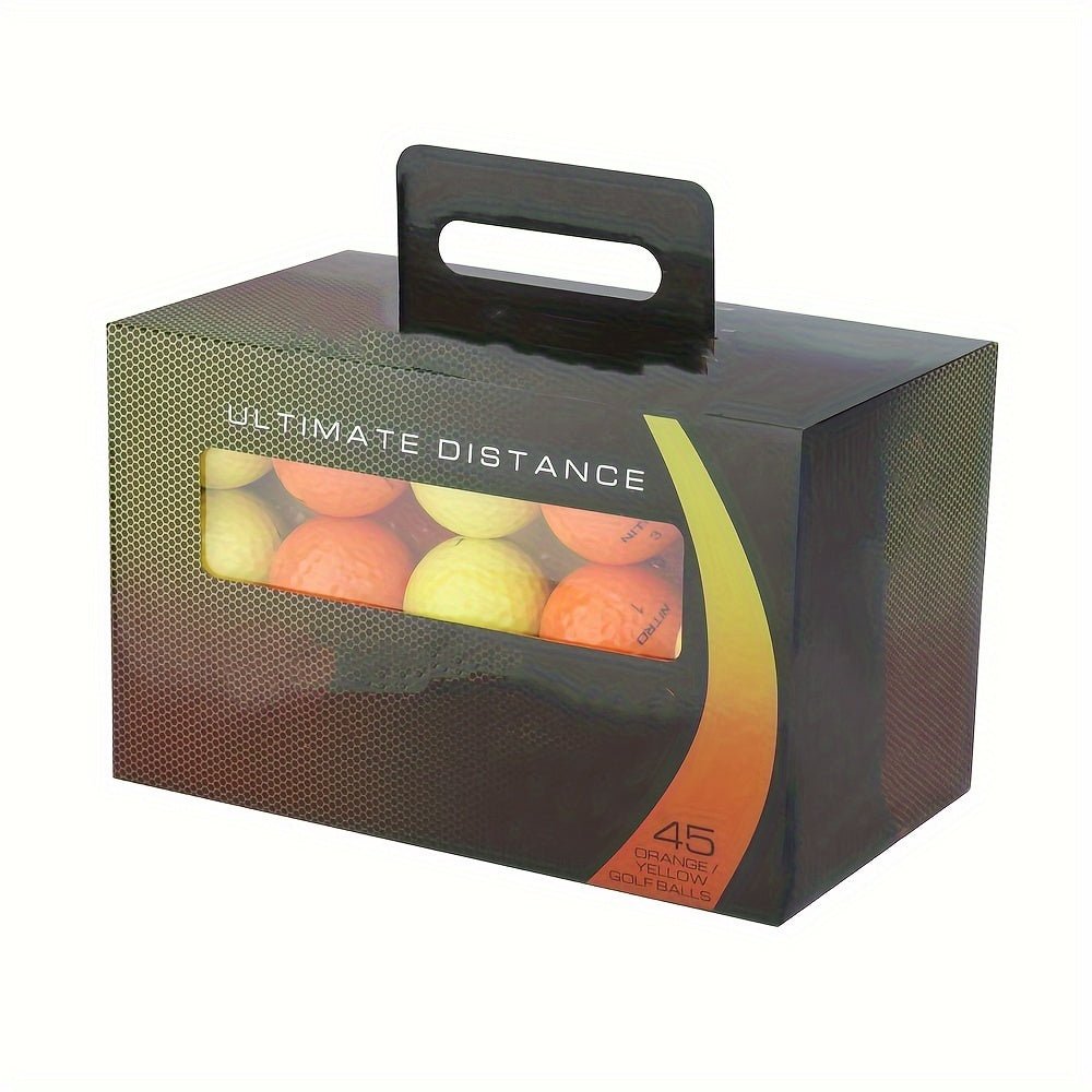 45 - Pack Ultimate Distance Golf Balls - Club Rehab - Golf BallOrange/Yellow45418128933056