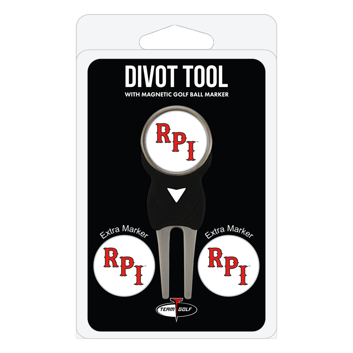RPI Engineers divot repair tool and three ball markers