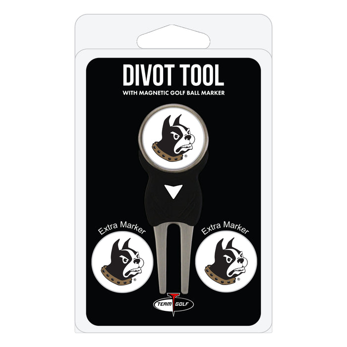 Wofford Terriers divot repair tool and three ball markers