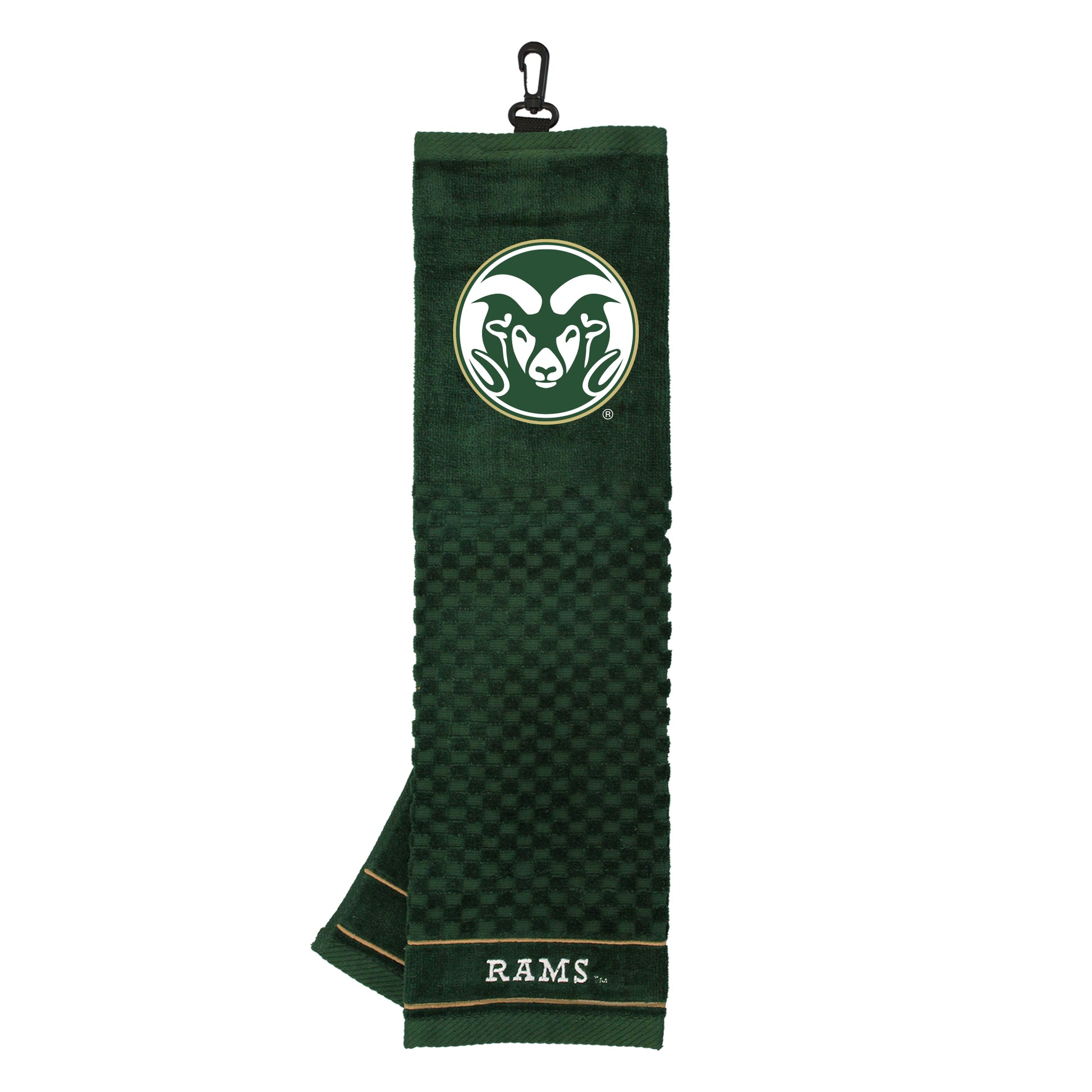Colorado State Rams embroidered golf towel