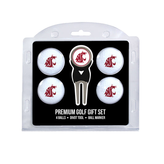 Washington State Cougars 4-Ball Golf Gift Set