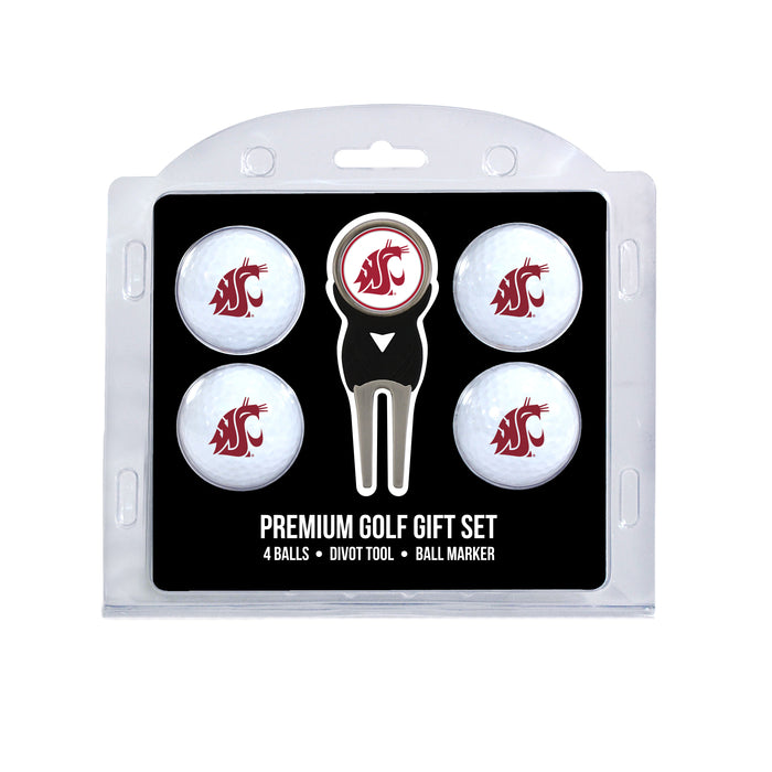 Washington State Cougars 4-Ball Golf Gift Set