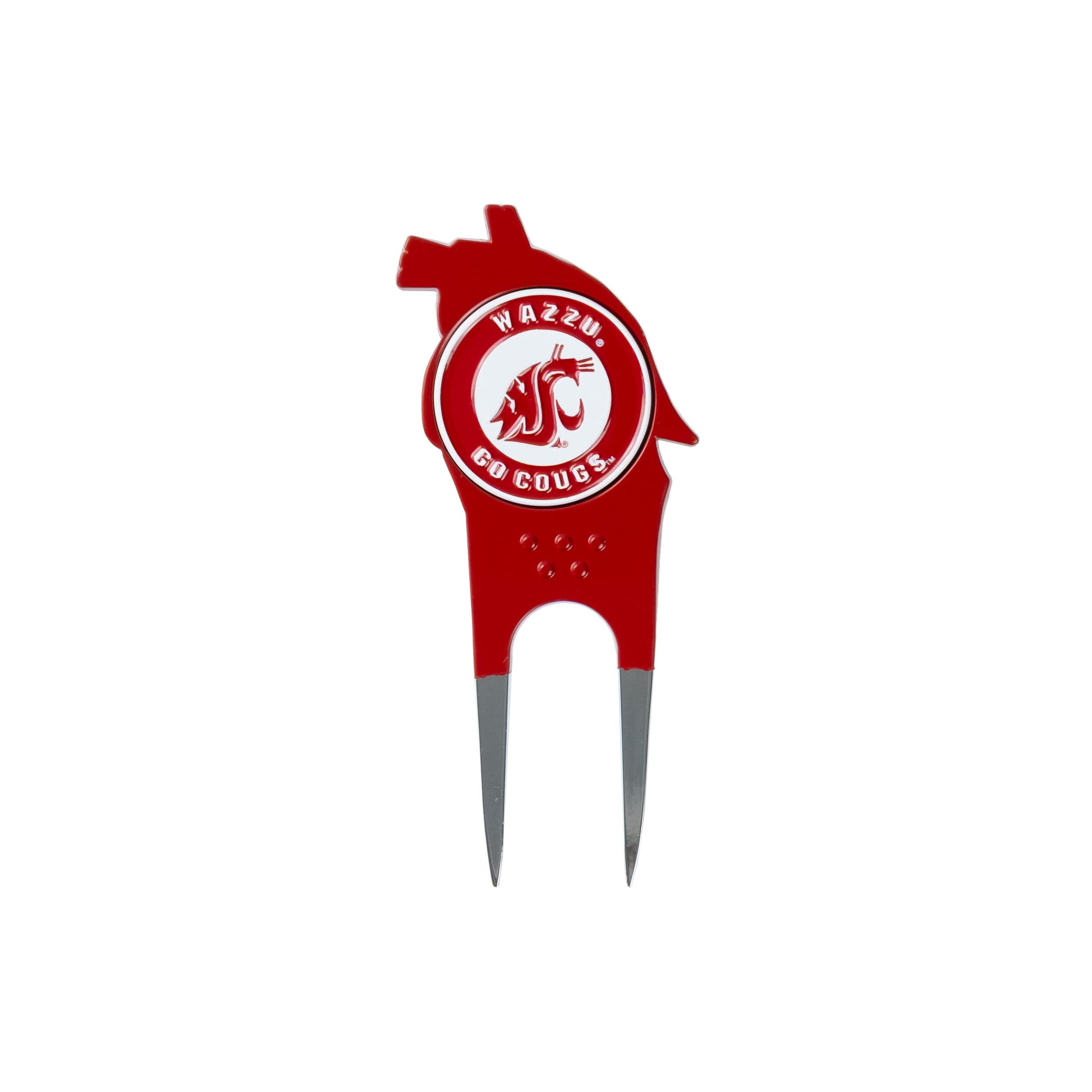 Washington State Cougars Custom Shaped Divot Tool - Image 2 - Club Rehab