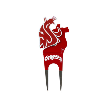 Washington State Cougars Custom Shaped Divot Tool - Image 3 - Club Rehab