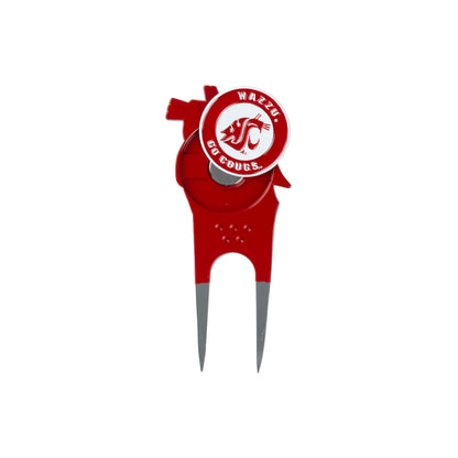 Washington State Cougars Custom Shaped Divot Tool - Image 4 - Club Rehab