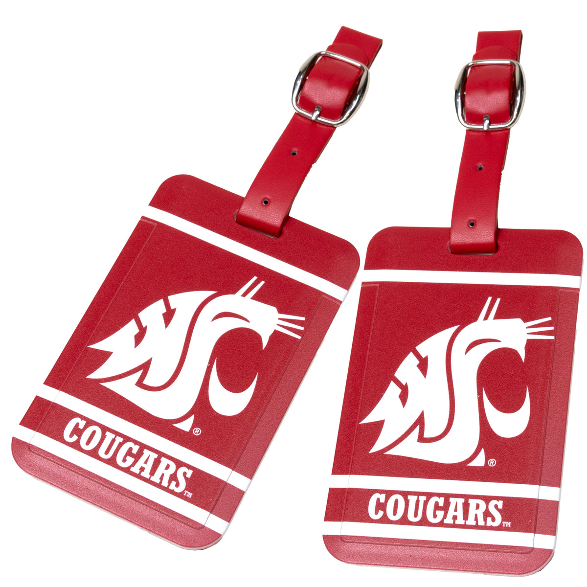 Washington State Cougars plastic golf bag tag by Team Golf, product photo 4