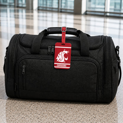 Washington State Cougars plastic golf bag tag by Team Golf, product photo 5