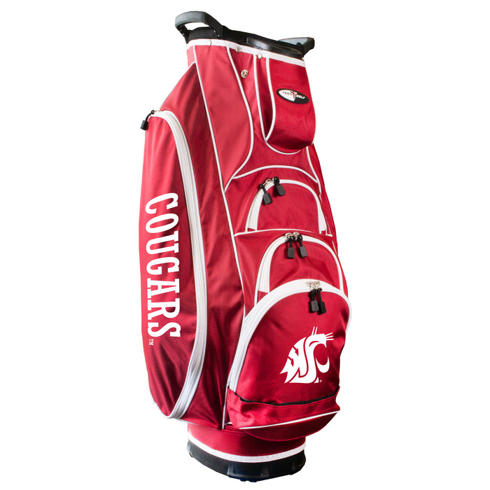 Washington State Albatross golf cart bag in Dark Red