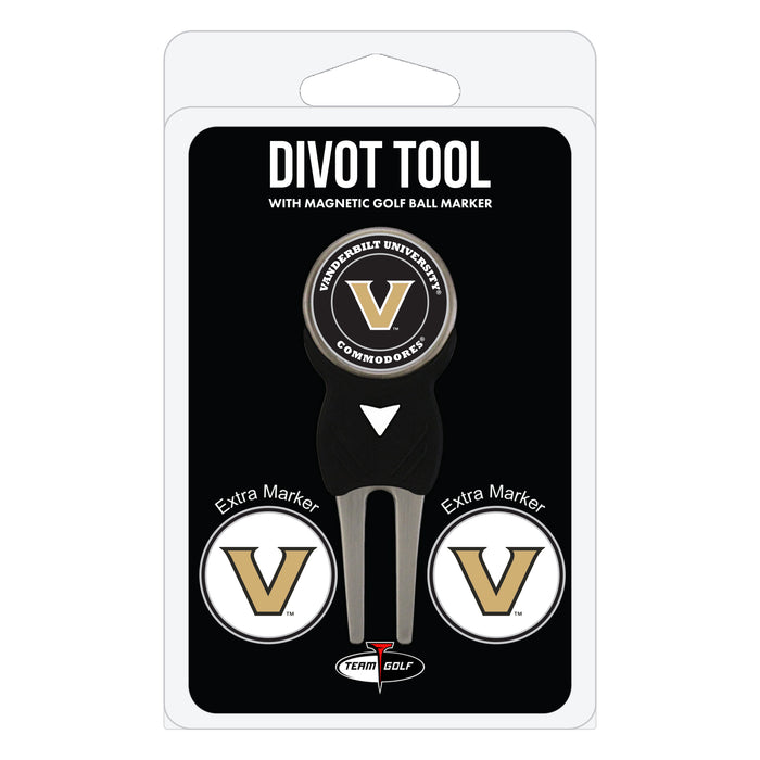 Vanderbilt Commodores divot repair tool and three ball markers