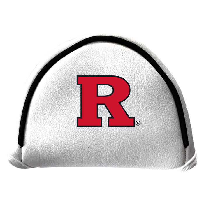 Rutgers Scarlet Knights Vintage White Printed Mallet Putter Headcover