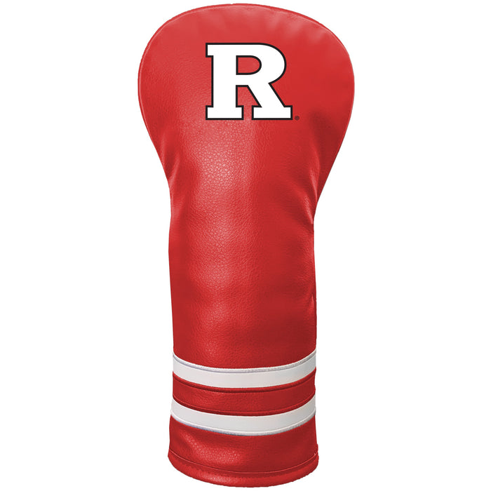 Rutgers Scarlet Knights Vintage Color Printed Fairway Headcover