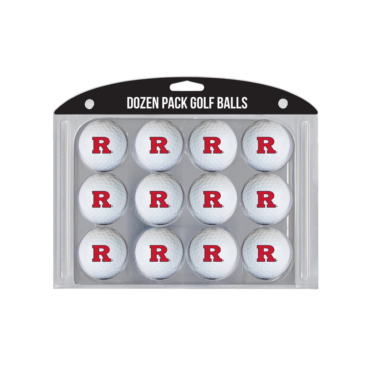 Rutgers Scarlet Knights logo golf balls, 12 pack