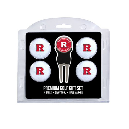 Rutgers Scarlet Knights 4-Ball Golf Gift Set
