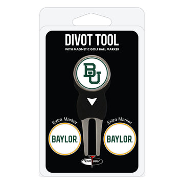 Baylor Bears Divot Tool + 3 Ball Markers