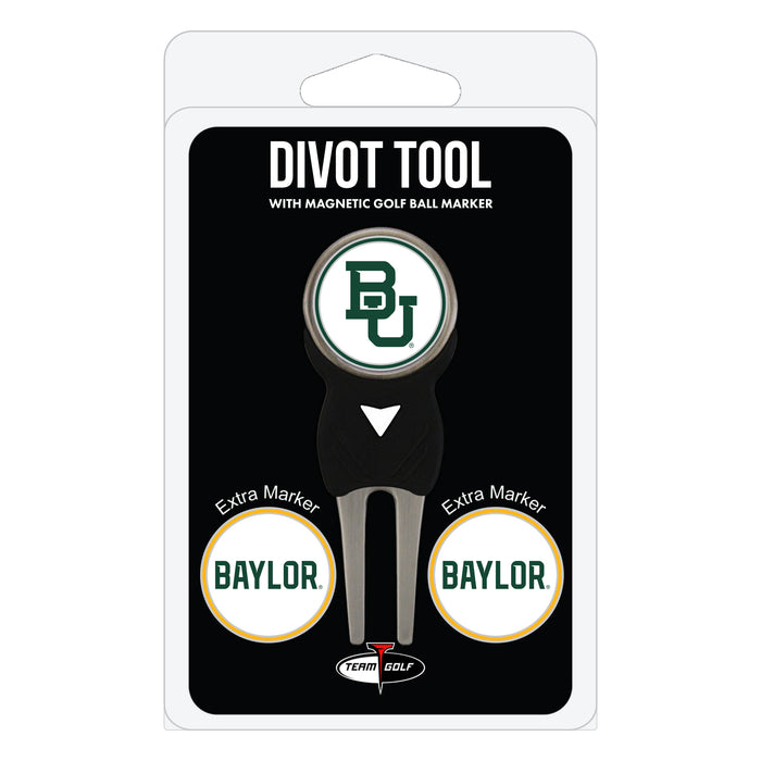 Baylor Bears divot repair tool and three ball markers