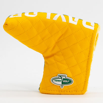Baylor Bears Split Quilted Blade Putter Cover, back view