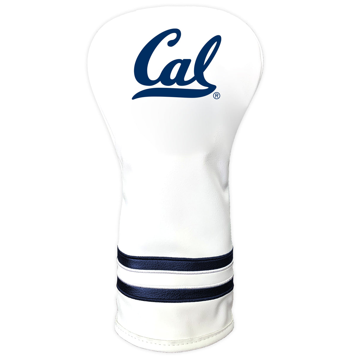 Cal Berkeley Golden Bears vintage driver white printed golf headcover