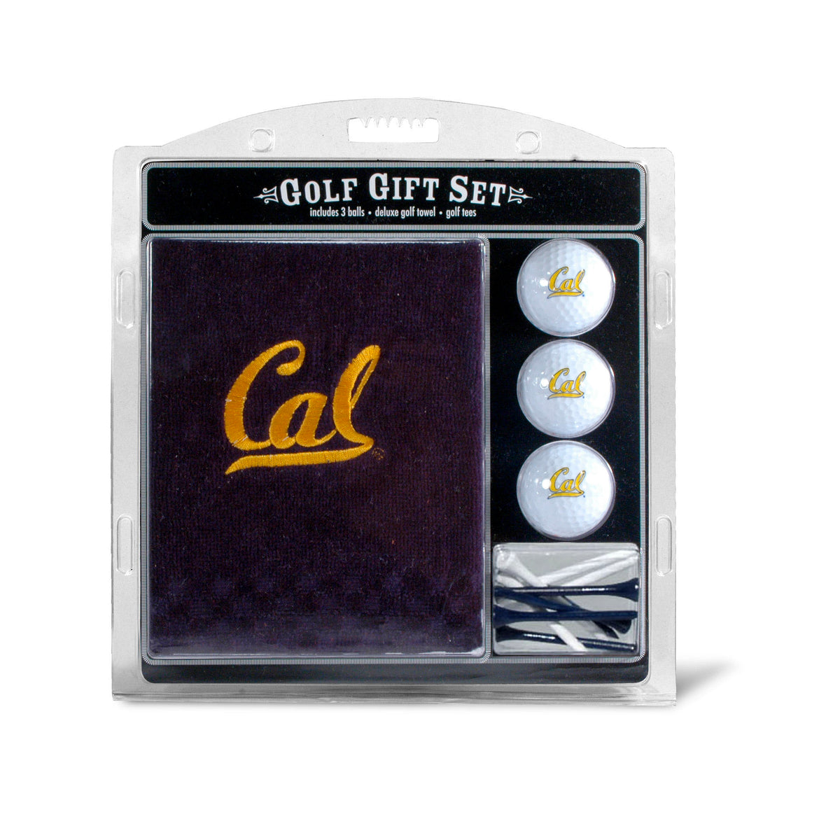 California Golden Bears Embroidered Towel Golf Gift Set